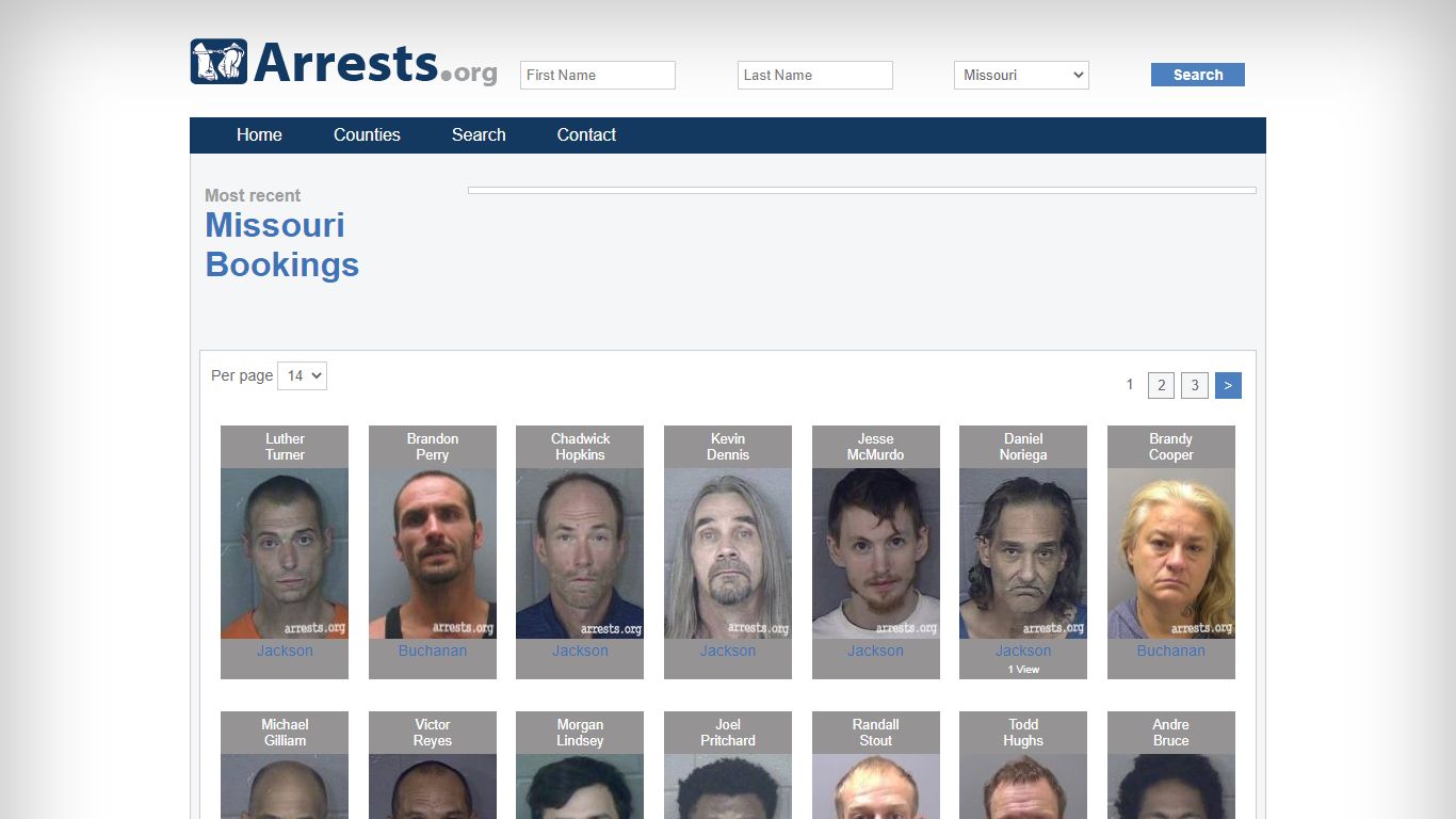 Missouri Arrests and Inmate Search